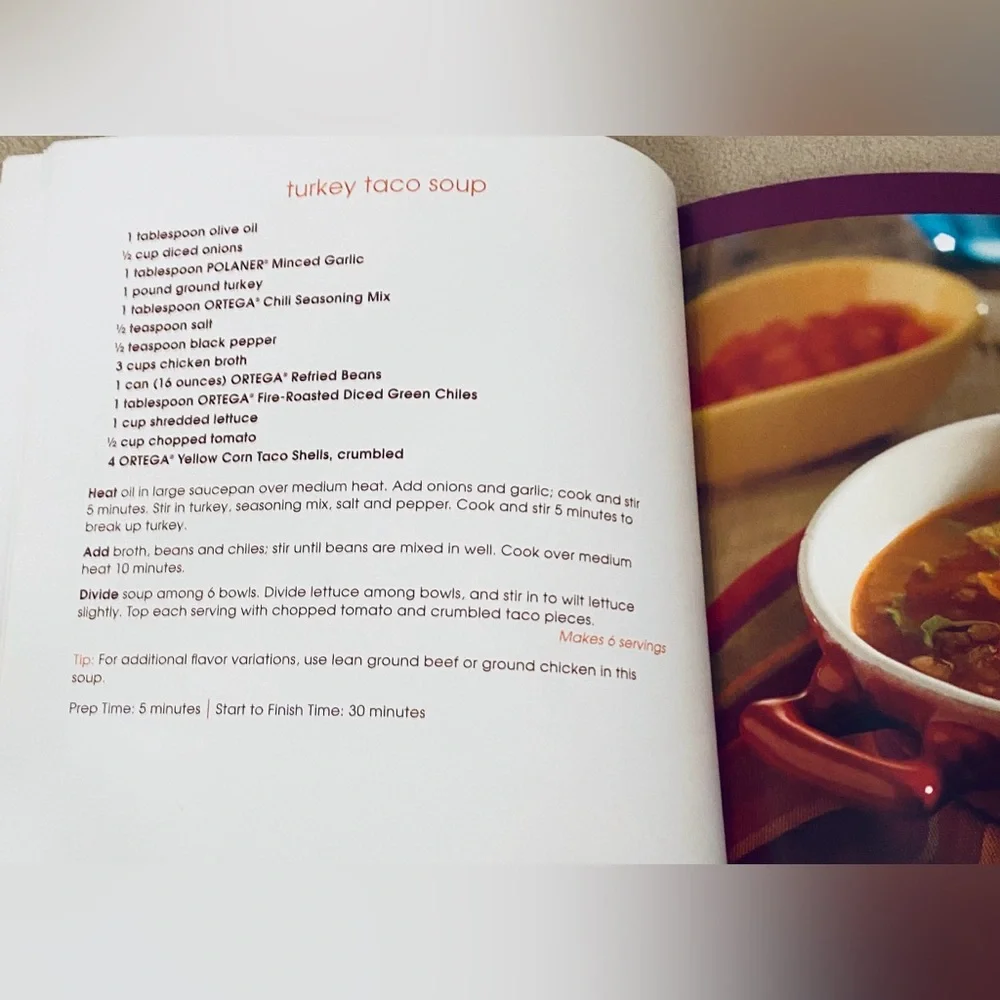 The Soup Bible More Than a 100 Recipes Hardcover Cookbook